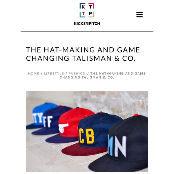 Talisman & Co. Featured in Kicks to the Pitch