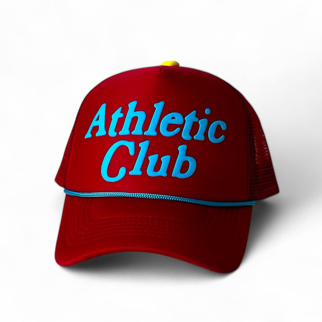 Athletic Club Red Foam Trucker Hat