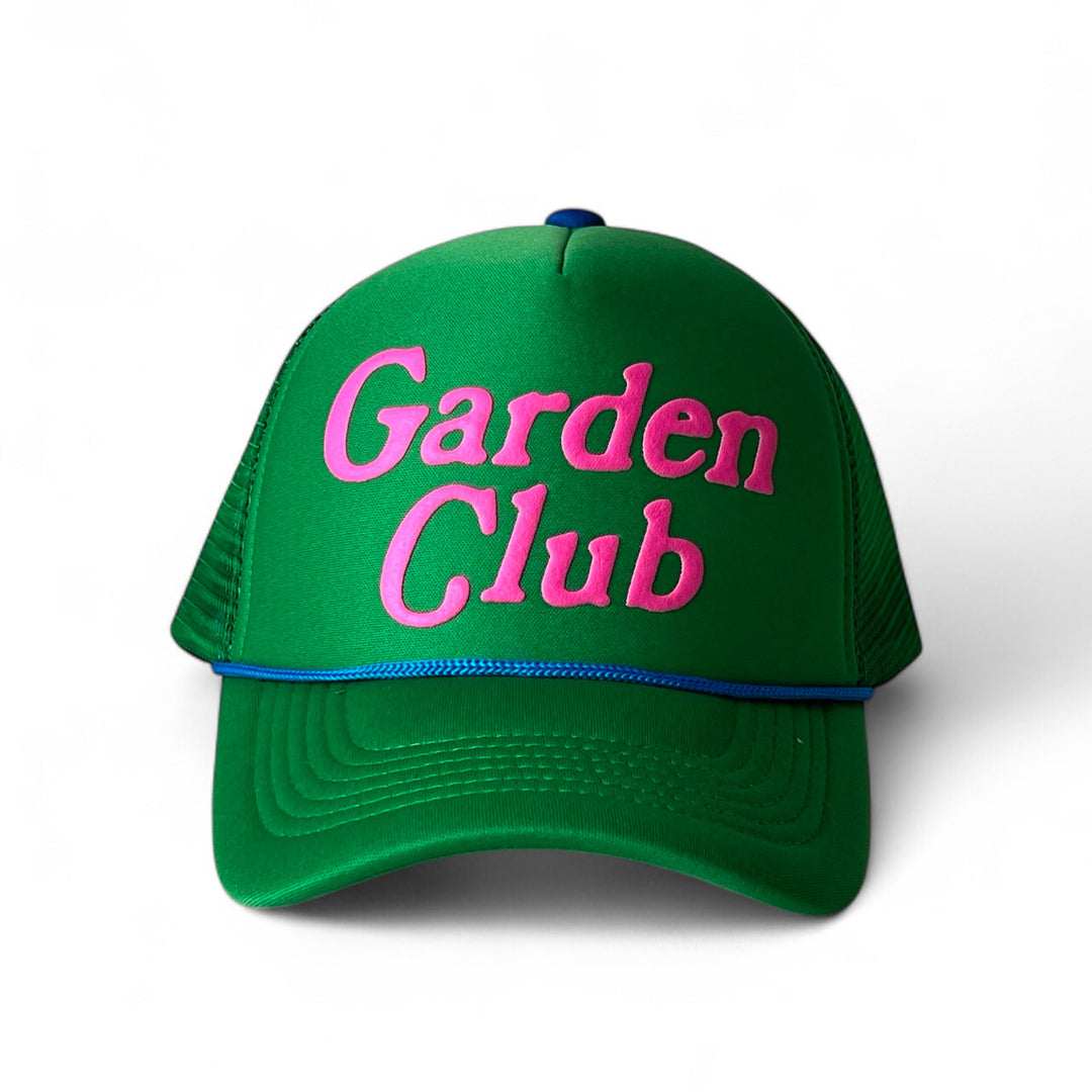 Garden Club Green Foam Trucker Cap