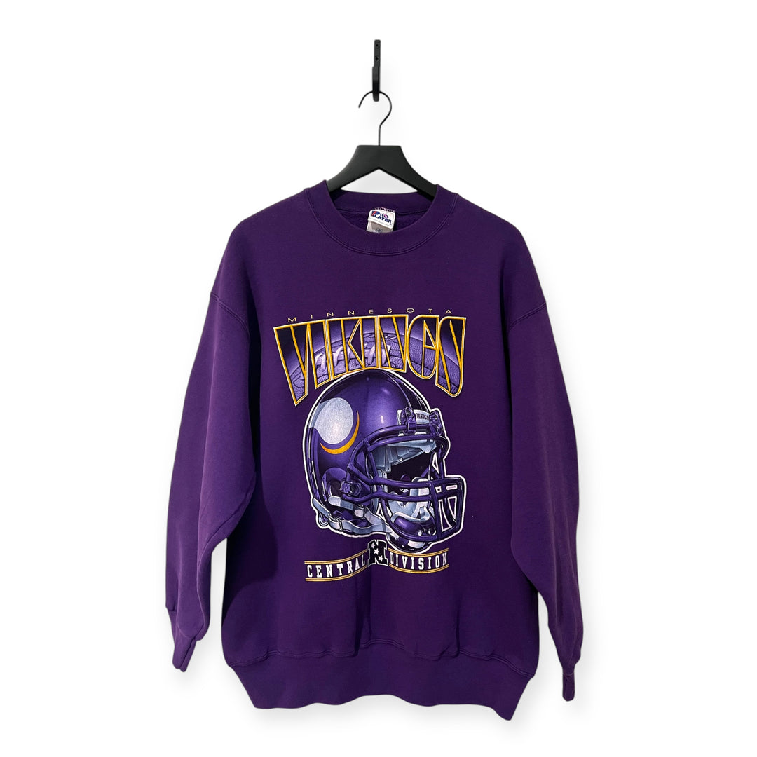 Minnesota Vikings Big Helmet Crewneck