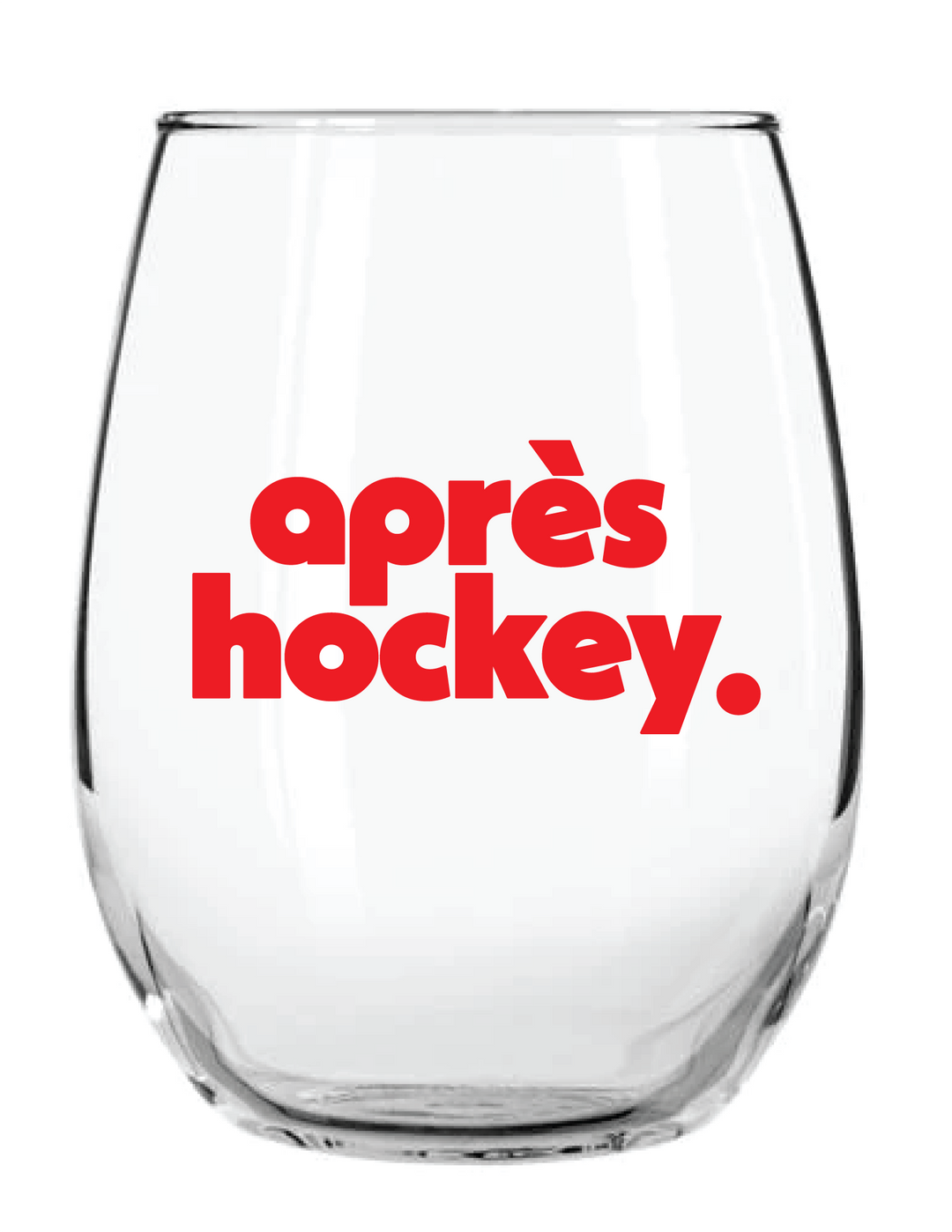 Talisman Après Hockey Wine Glass