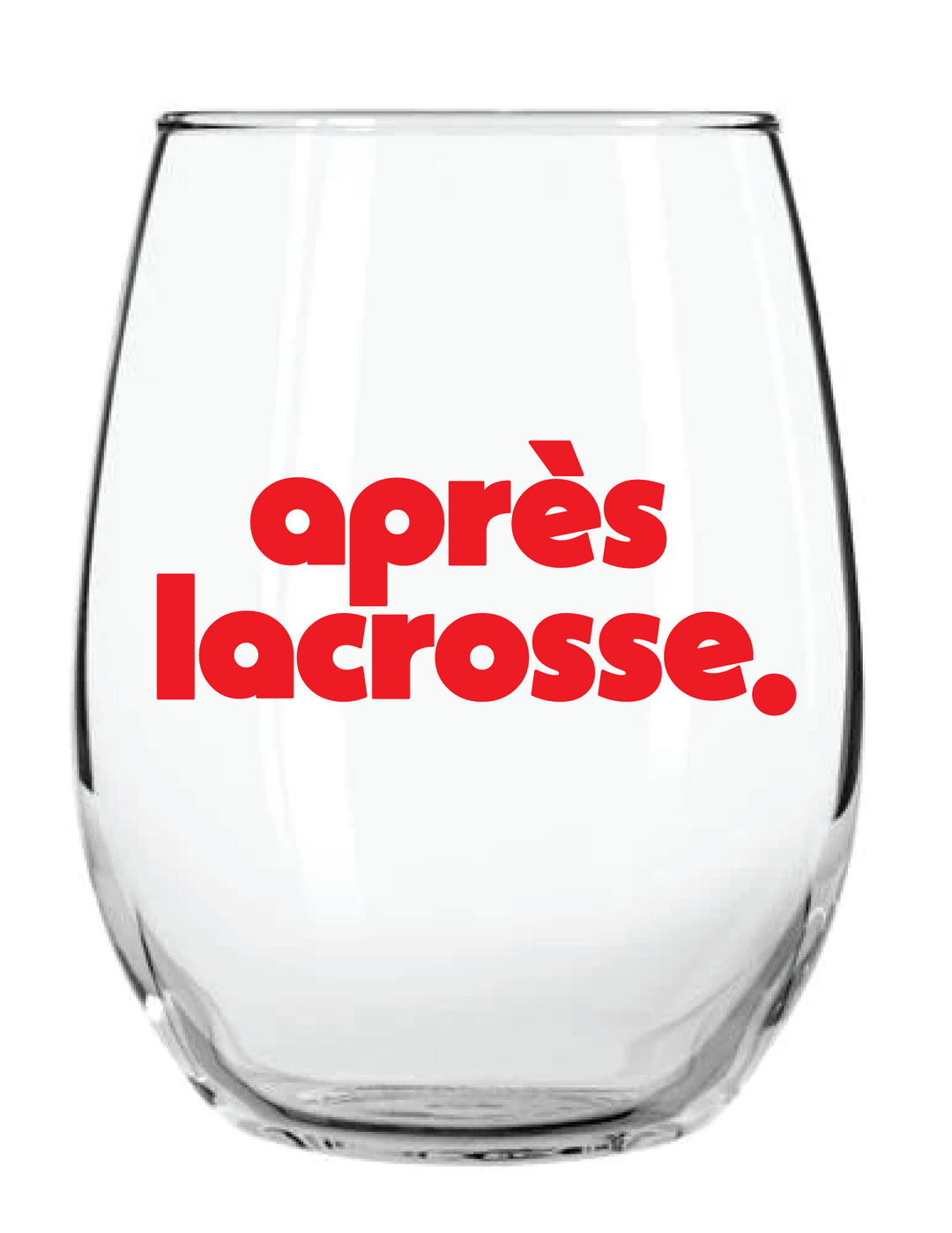 Talisman Après Lacrosse Wine Glass