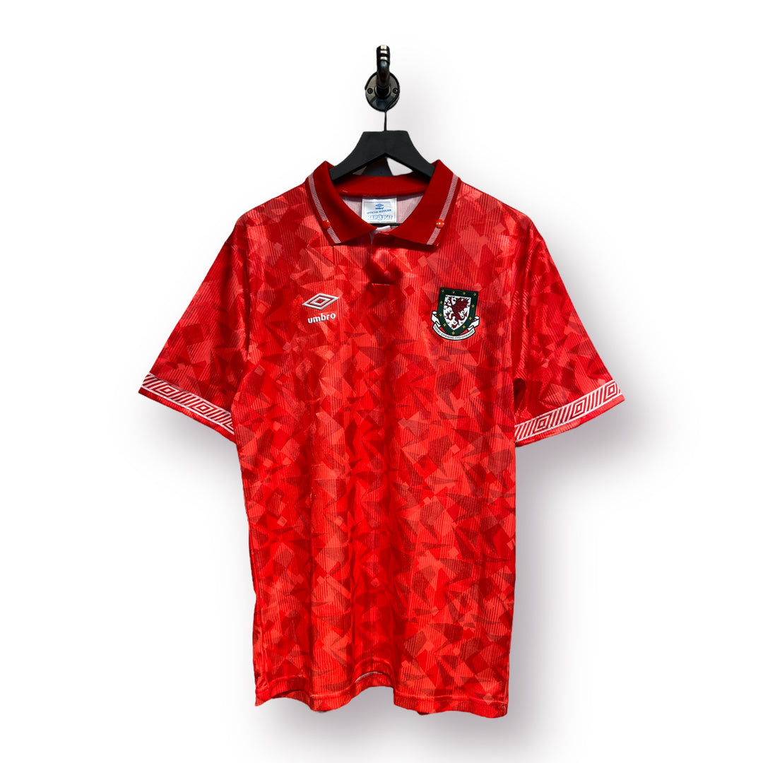 Wales 1990-92 Umbro Home Jersey