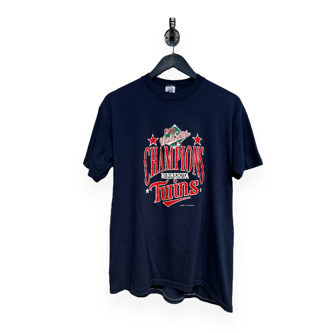 Minnesota Twins 1987 World Series Champions Logo 7 Tee