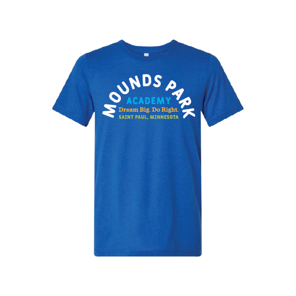 MPA Arched Heather Royal Tee - Kids