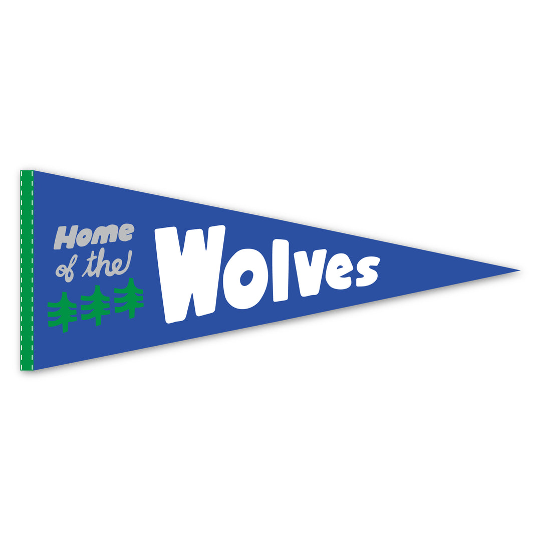 Home of the Wolves Pennant