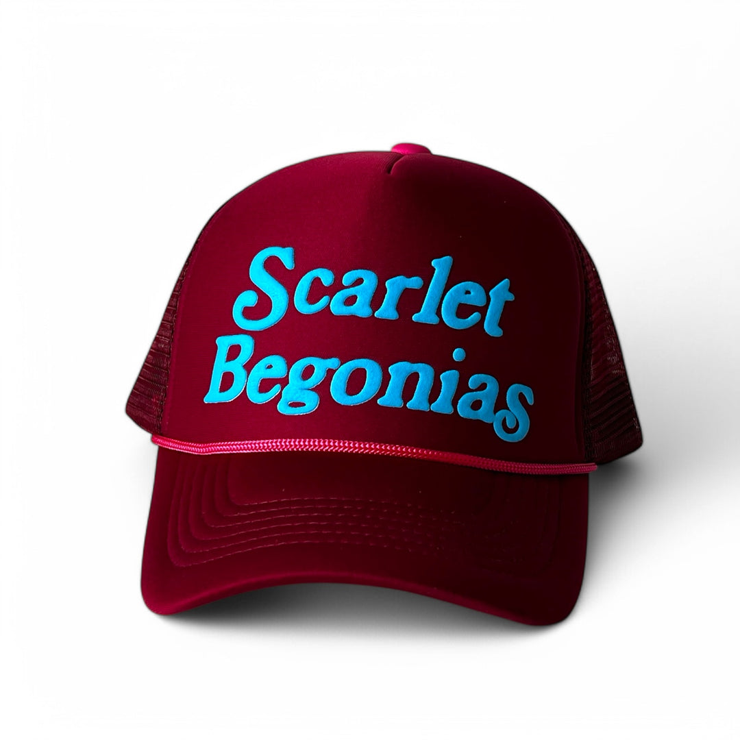 Scarlet Begonias Foam Trucker Cap