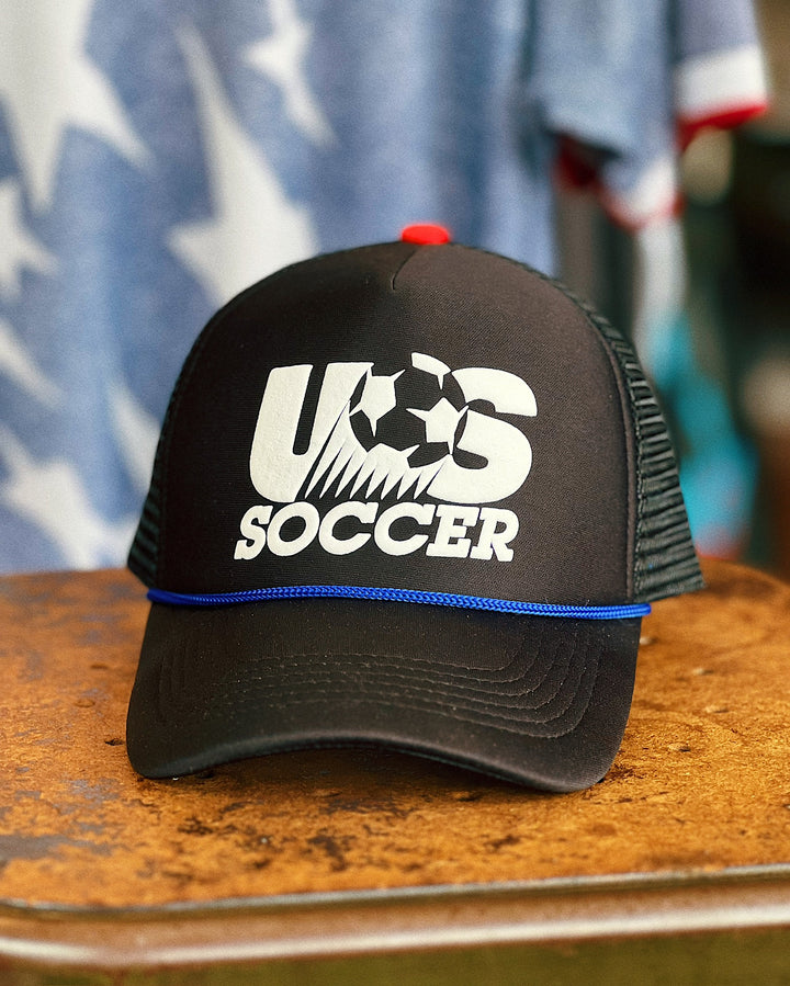 US Soccer Retro 1993 Foam Trucker Snapback - Black / White
