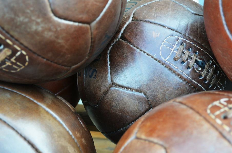 The Best Video You'll Watch All Day - Watch Leather Footballs Being Made in 1950