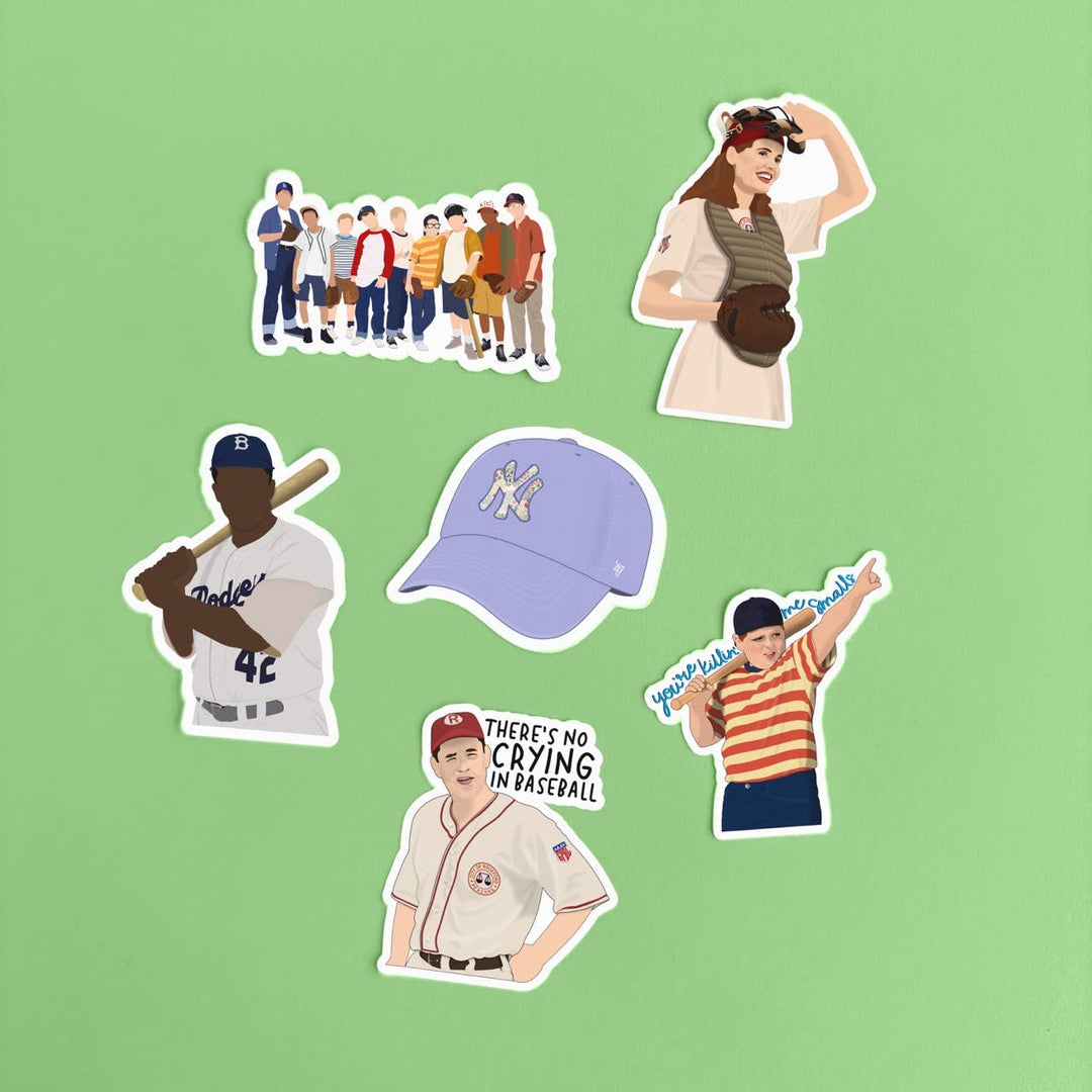 There's No Crying in Baseball Sticker