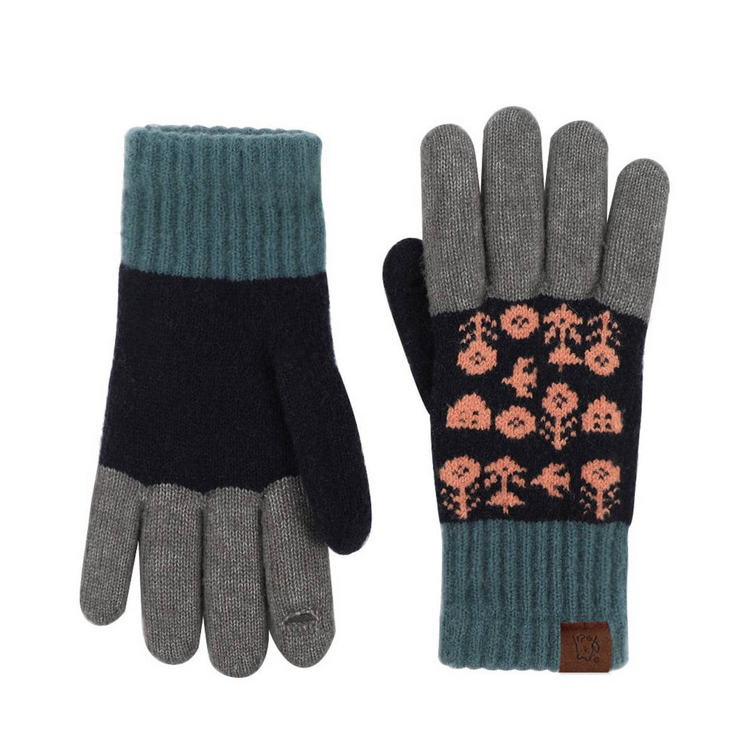 Bleacher Knit Gloves - Coffee