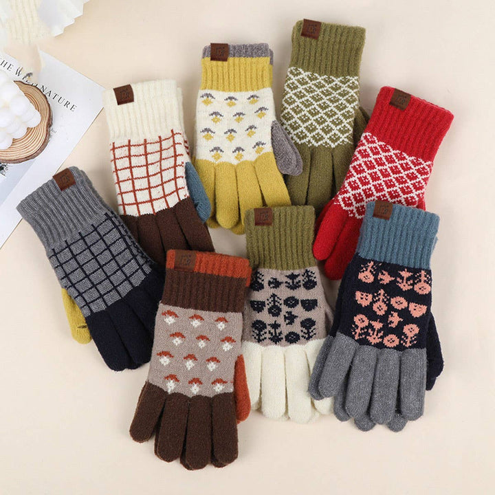 Bleacher Knit Gloves - Coffee