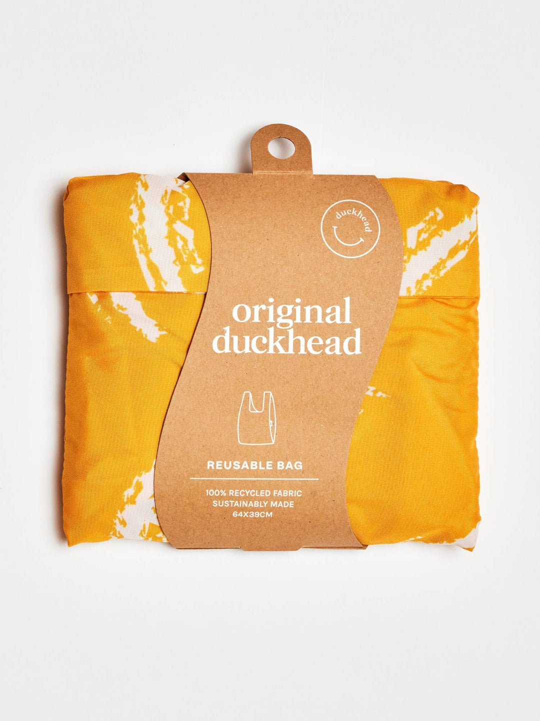 Saffron Brush Yellow Eco Reusable Tote Bag