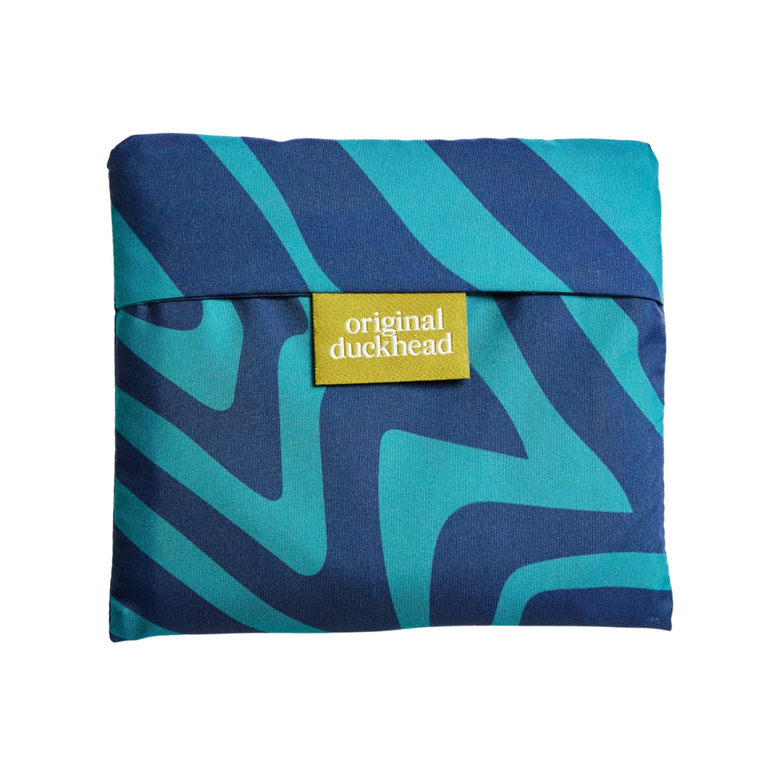 Swirl in Blue Reusable Eco Friendly Tote Bag