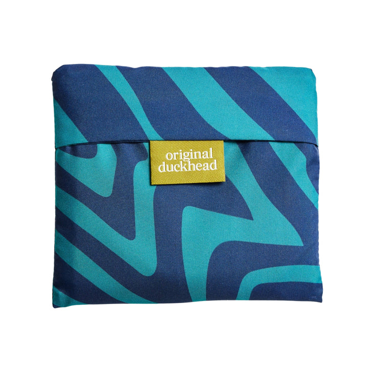 Swirl in Blue Reusable Eco Friendly Tote Bag