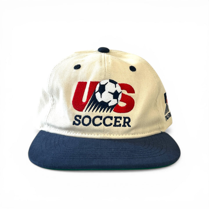 US Soccer Retro 1993 6-Panel Snapback - Off White / Navy