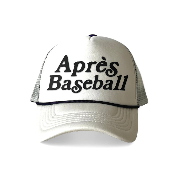 Talisman Après Baseball White & Black Foam Trucker Cap