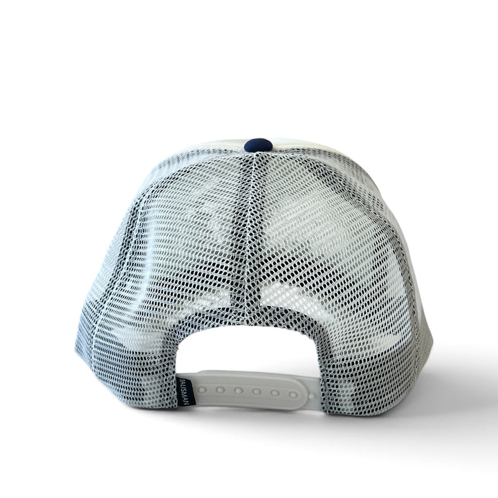 Après Beach Cream and Navy Foam Trucker
