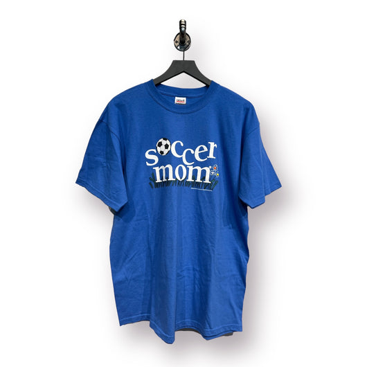 Vintage Soccer Mom Tee - Royal