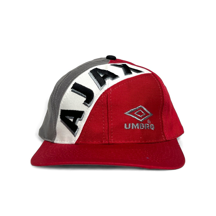 Ajax Umbro Maroon + Grey Cap