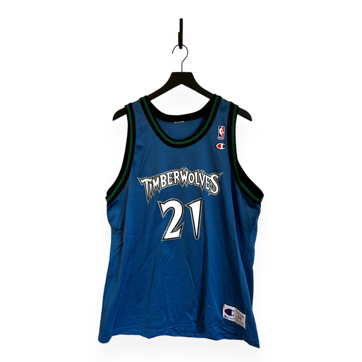 Minnesota Timberwolves Champion Jersey - Kevin Garnett #21