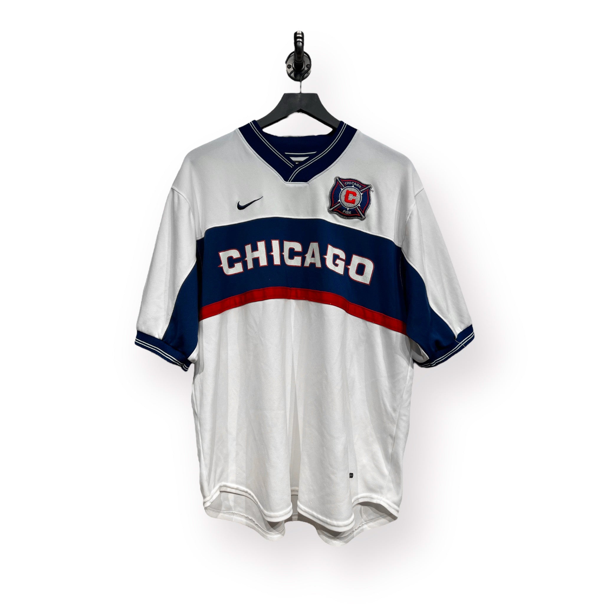 Sold Chicago Fire 2000-2002 Medium Nike MLS Soccer Jersey Fast Shipping Rare Vintage