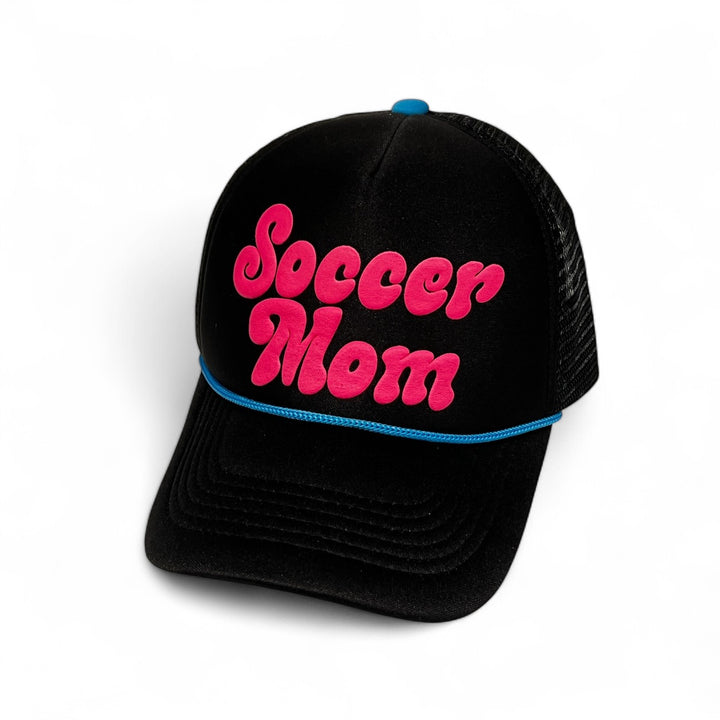 Soccer Mom Black Foam Trucker Hat