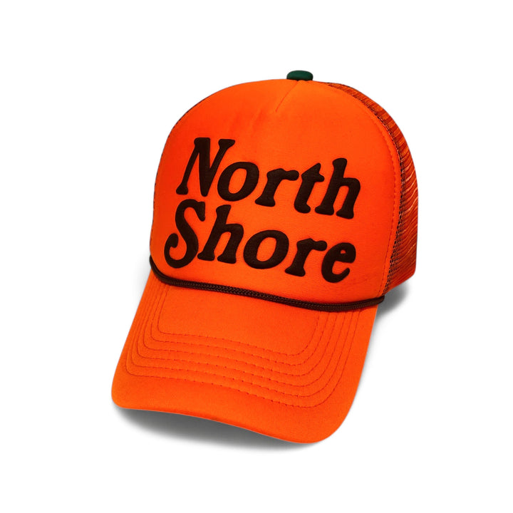 North Shore Blaze Orange Foam Trucker Hat