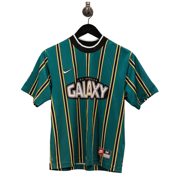 【新品タグ付】90sNIKEナイキ　ロサンゼルスギャラクシー　ユニフォーム　L Talisman & Co. | Vintage LA Galaxy 1998-99 Nike Home Jersey