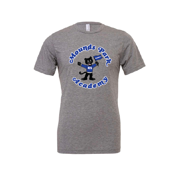MPA Vintage Panther Heather Grey Tee - Adult