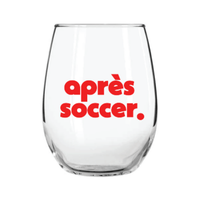 Talisman Après Soccer Wine Glass