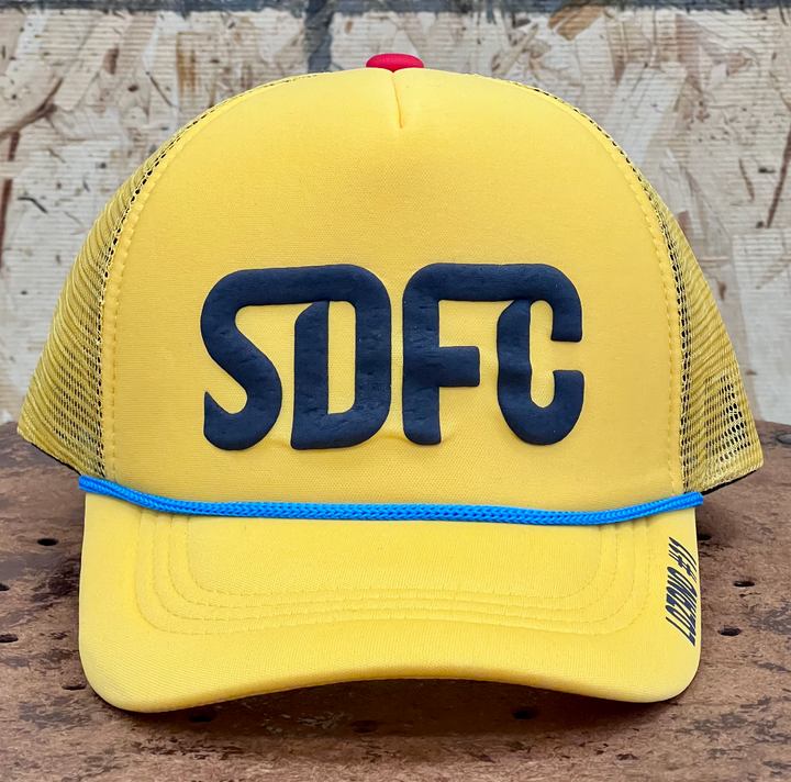 San Diego FC Chucky Lozano Yellow Trucker Cap | Talisman X MLS