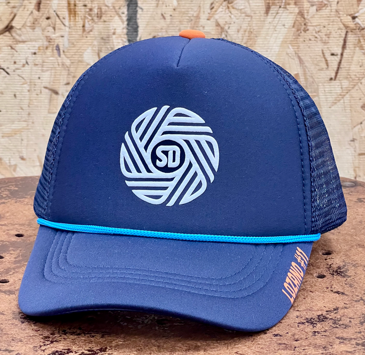 San Diego FC Chucky Lozano Flow Navy Trucker Cap | Talisman X MLS