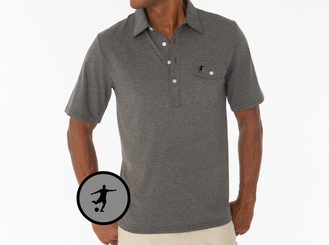 Talisman - Performance Players Shirt - Footballer - Heather Grey