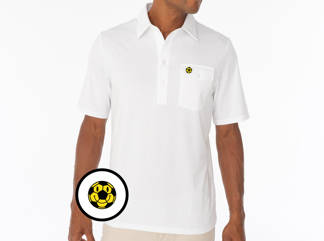 Talisman - Performance Players Shirt - Yellow Ball - Bright White