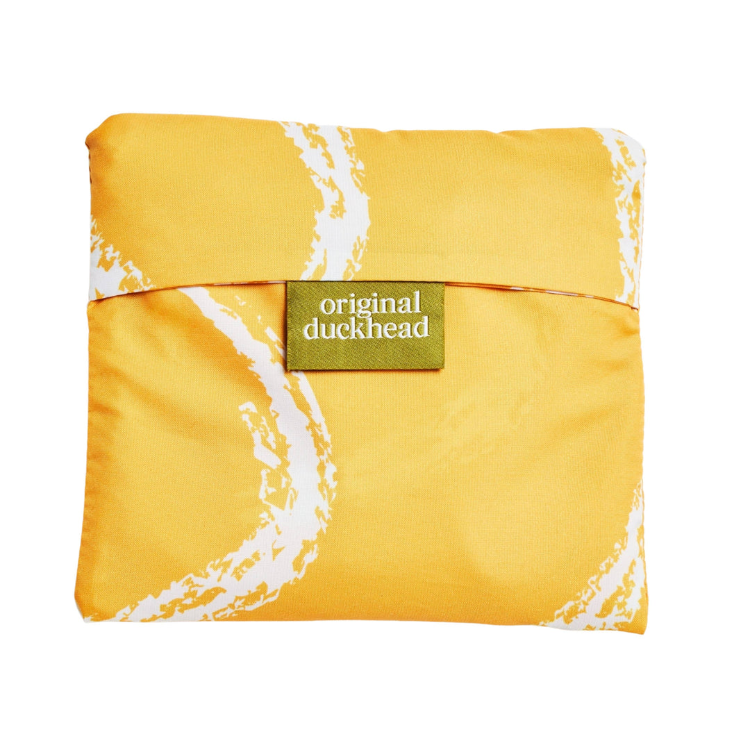Saffron Brush Yellow Eco Reusable Tote Bag