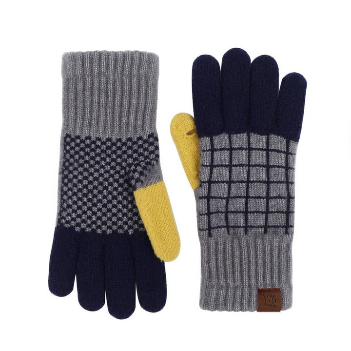 Bleacher Knit Gloves - Navy