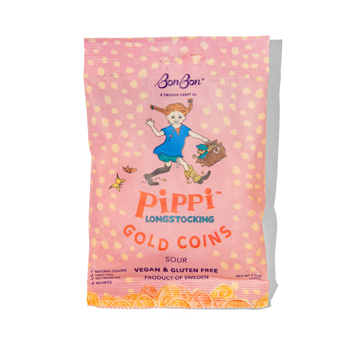 Halftime Swedish Candy - Pippi Longstocking Gold Coins
