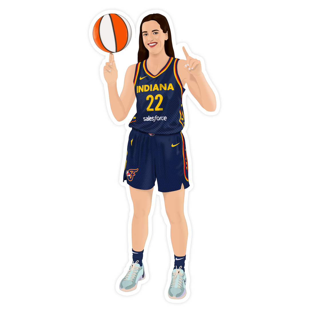 Caitlin Clark Fan Sticker