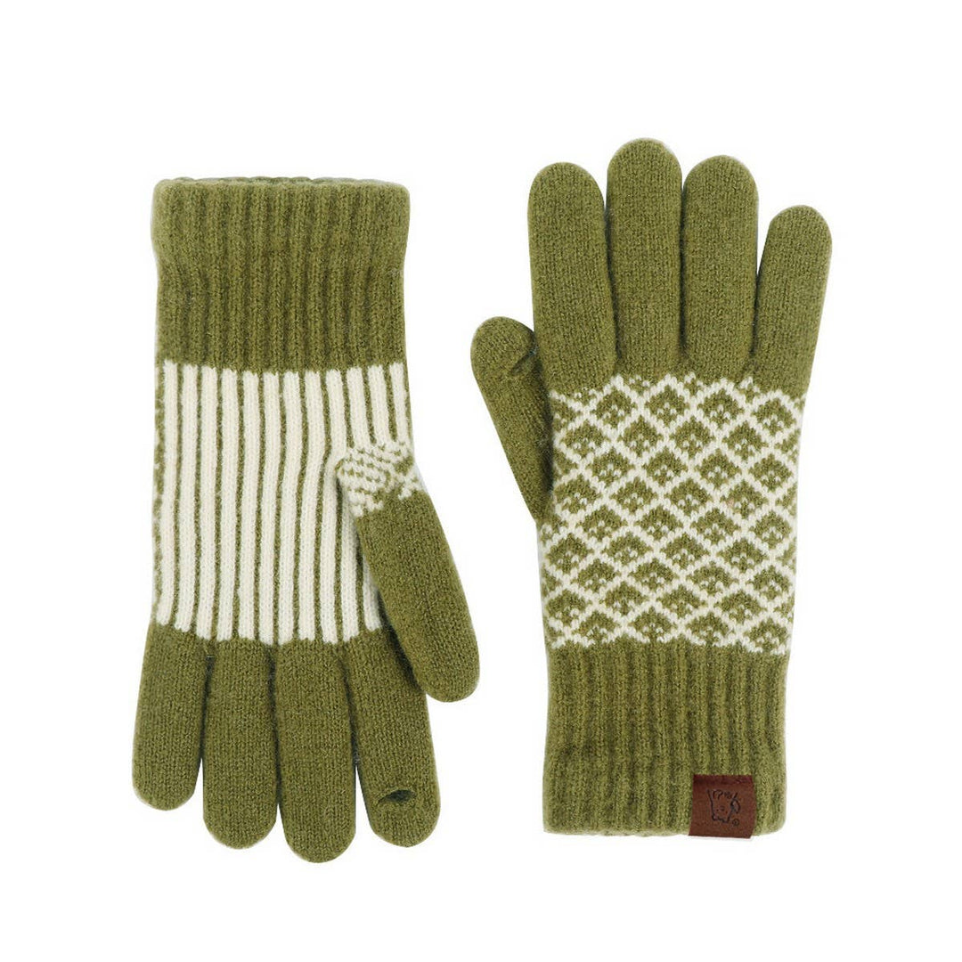 Bleacher Knit Gloves - Coffee