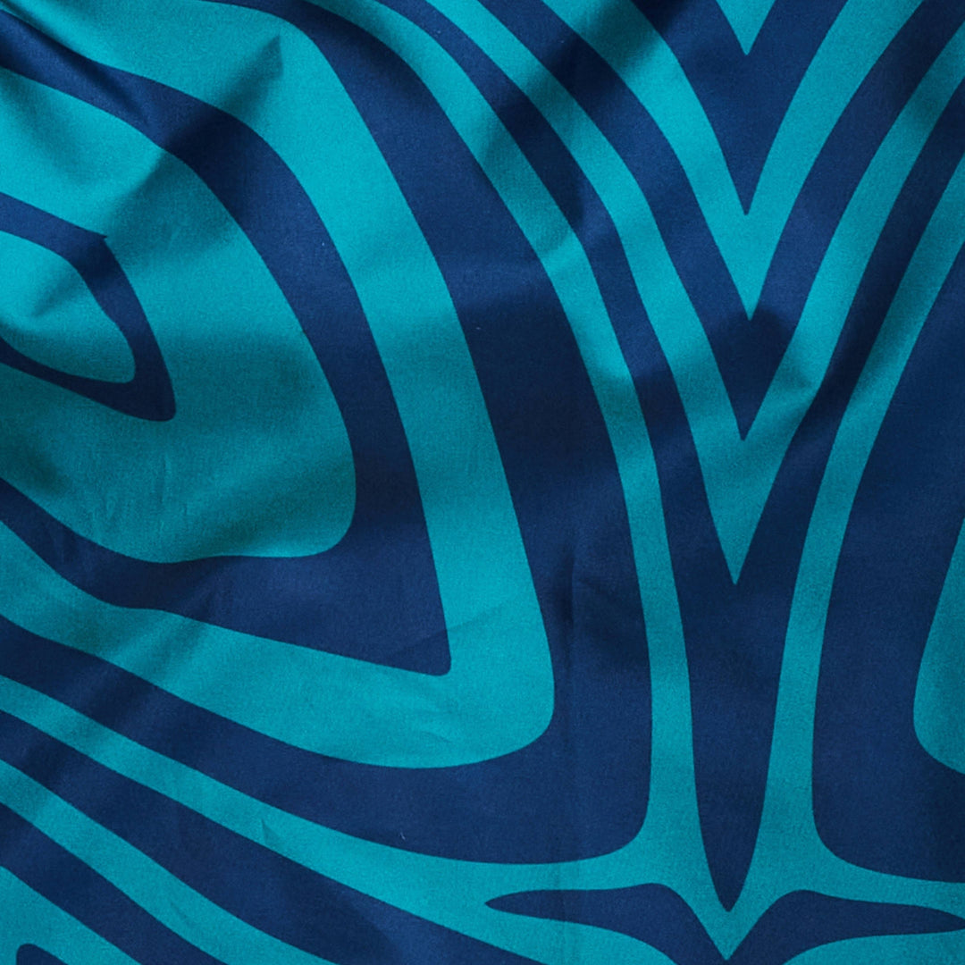 Swirl in Blue Reusable Eco Friendly Tote Bag