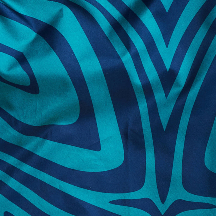 Swirl in Blue Reusable Eco Friendly Tote Bag