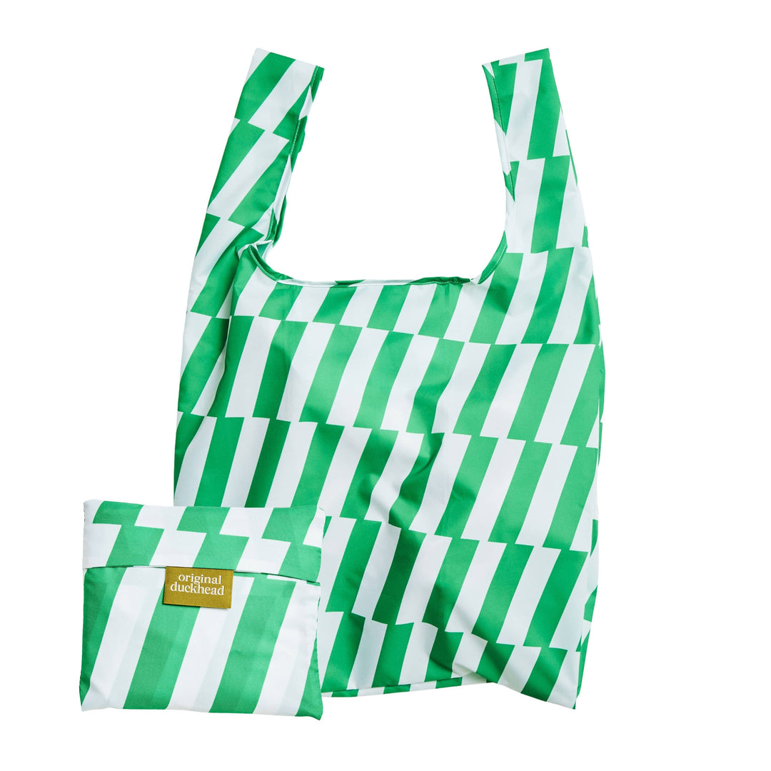 Sideline to Shoreline Tote - Green Stripe