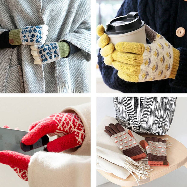 Bleacher Knit Gloves - Coffee