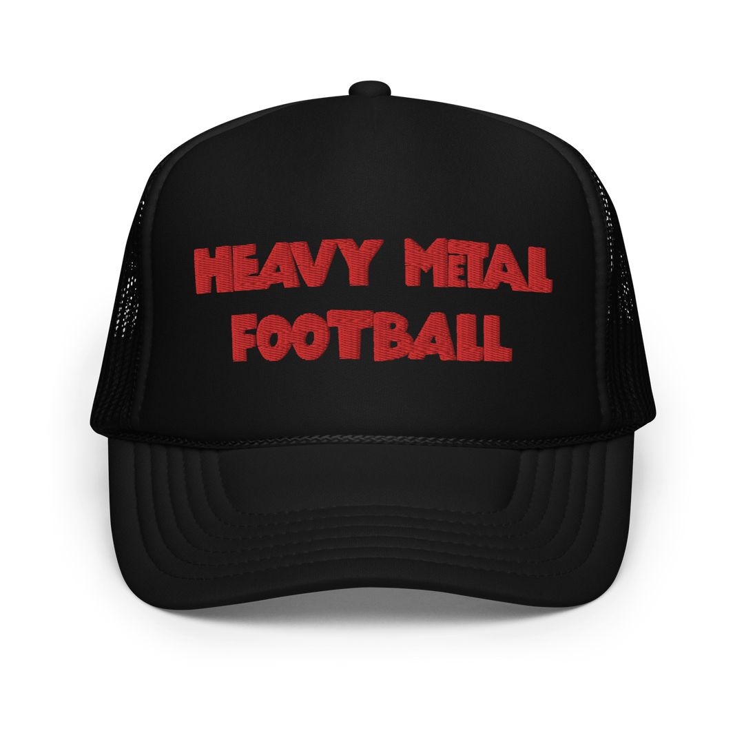 Heavy Metal Football Foam Trucker Hat