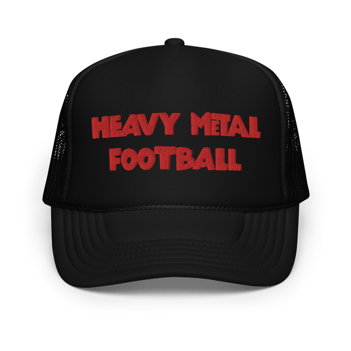 Heavy Metal Football Foam Trucker Hat