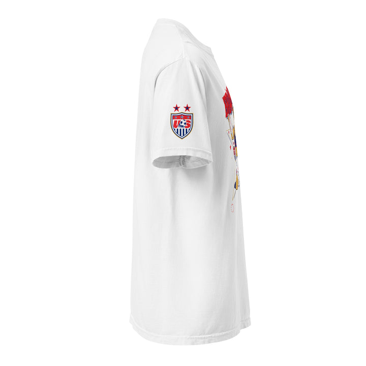 Talisman & Co. | USWNT Brandi Chastain White Garment Dyed Tee