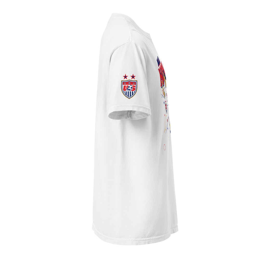 Talisman & Co. | USWNT Mia Hamm White Garment Dyed Tee