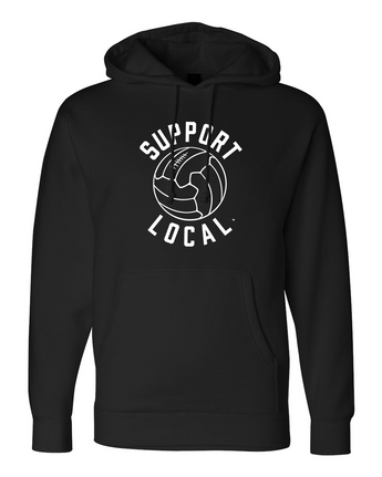 Support Local Fútbol Black Hoodie