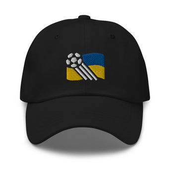 Ukraine Black Dad Cap